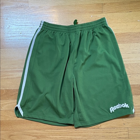 Reebok Classic Men's Green Athletic Shorts - Picture 1 of 5